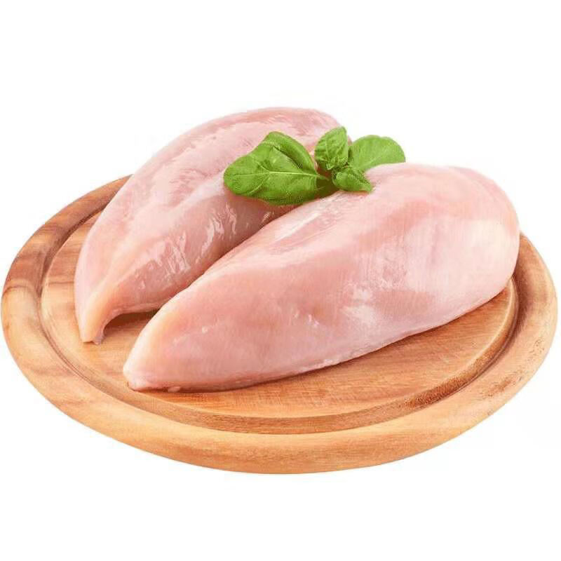 新鲜鸡胸肉冷冻鸡大胸肉健身生鸡胸鸡脯肉鸡大胸二斤