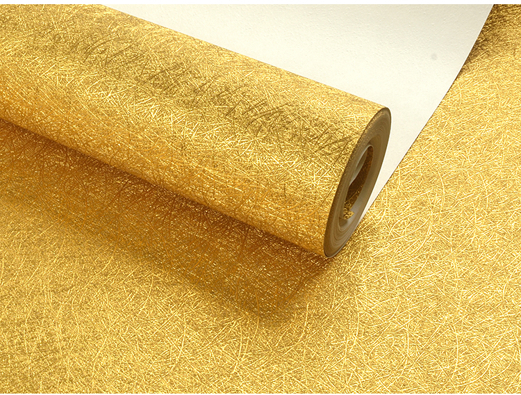 金箔墙纸金泊纸闪光金色金黄色客厅ktv吊顶房顶贴天花板顶纸金箔小花