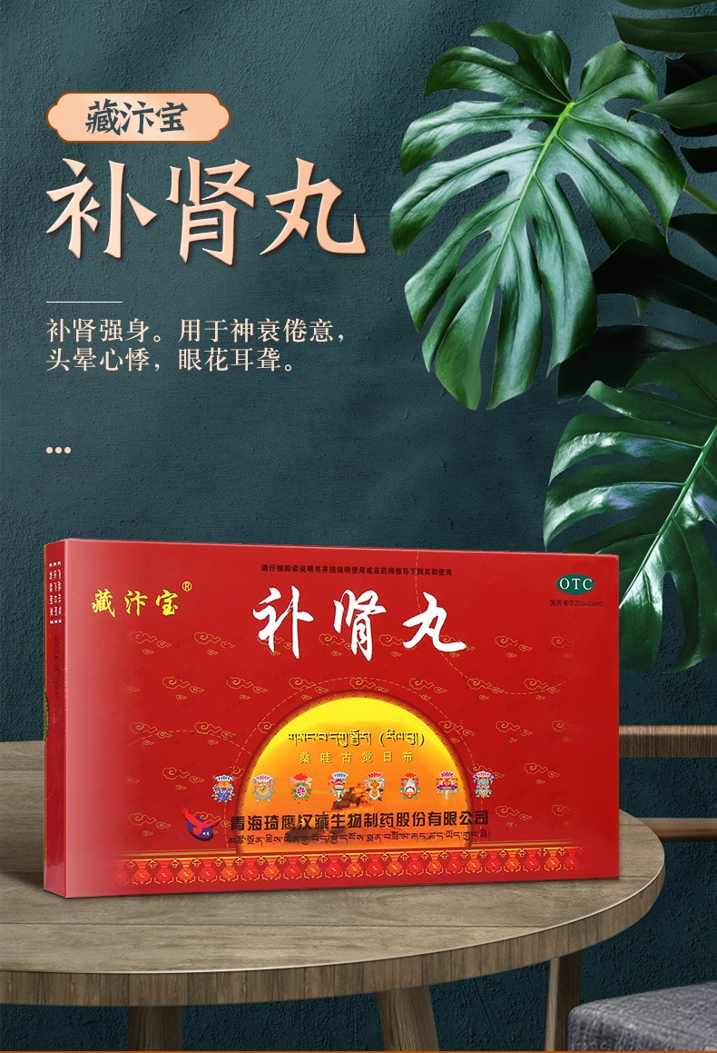 藏汴宝 补肾丸9g/丸*1丸/小盒*10小盒/中盒 补肾强身 用于神疲倦怠