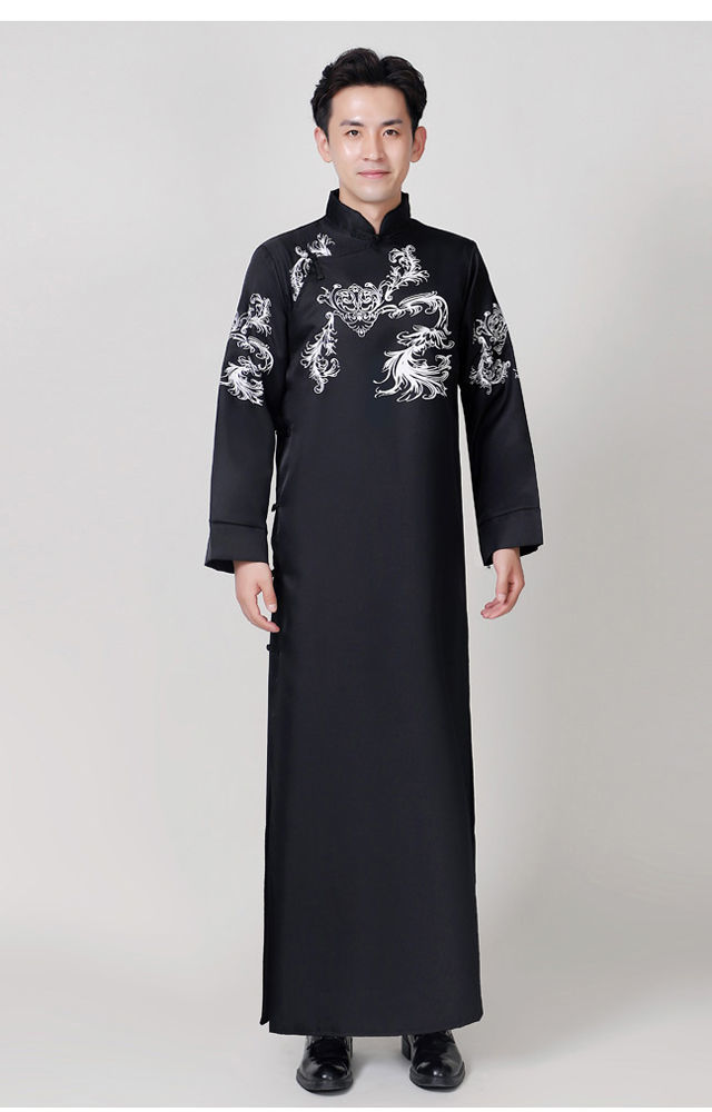 大褂相声大码相声大褂演出服48小时发货相声服大褂民国五四青年装男女