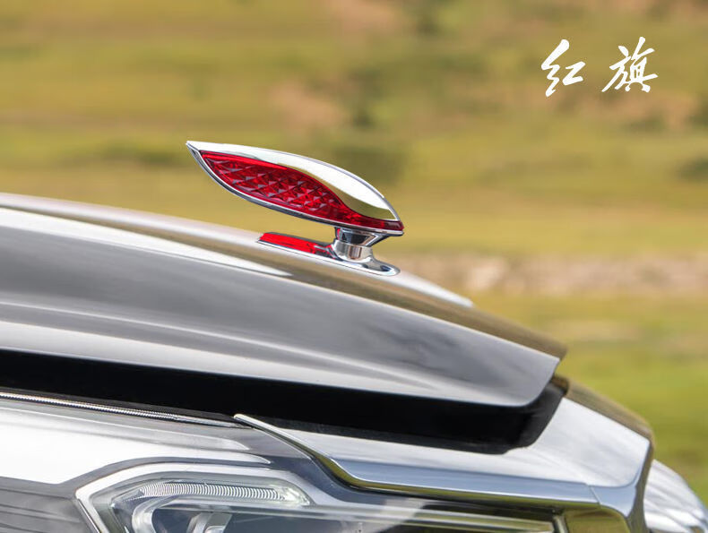 适用红旗机盖标车标红旗l立标h5立体车标贴hs5hs7h9机盖立标改装定制