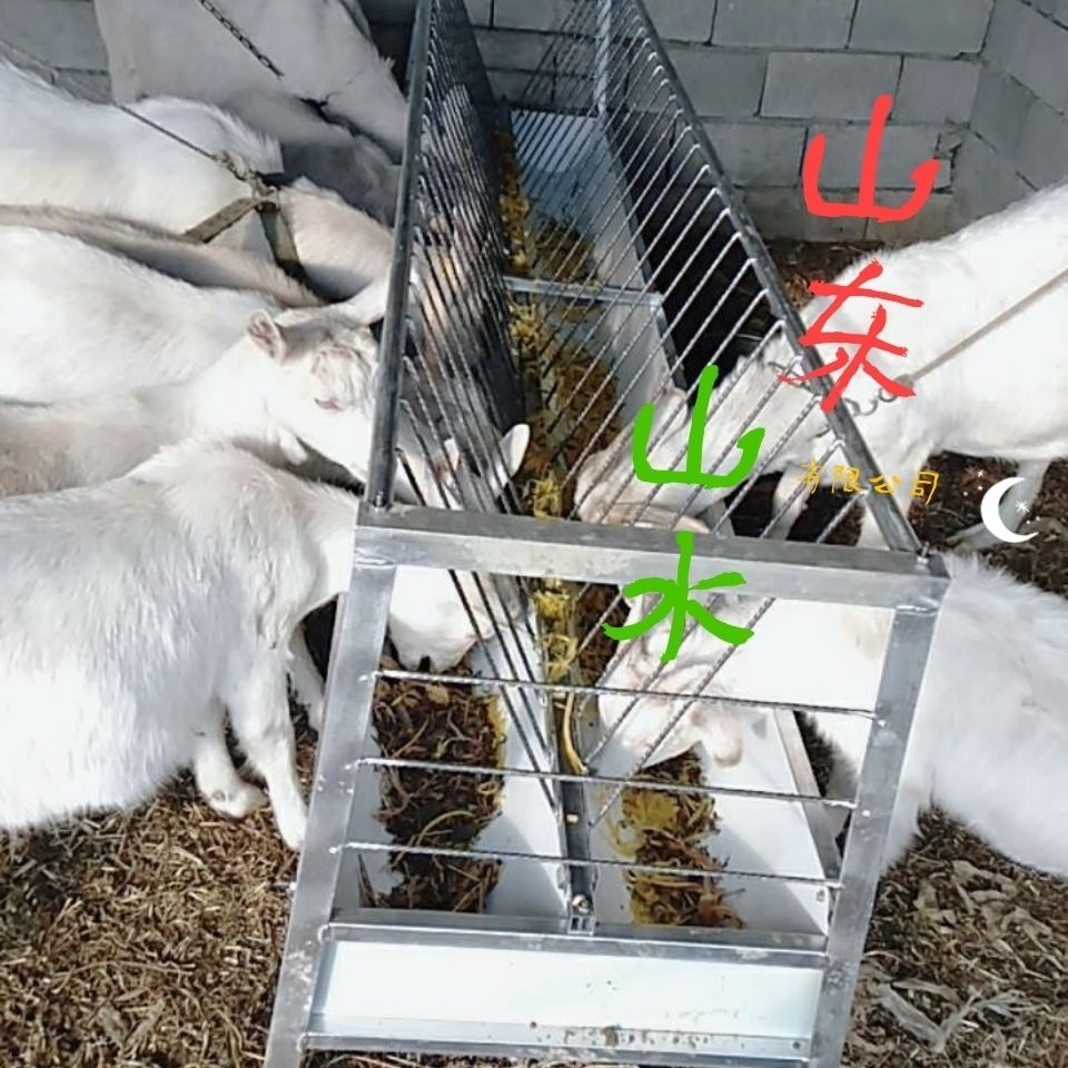 到鎮熱鍍鋅板羊料槽子羊槽架子餵羊食槽飼養省料經久耐用到縣長15米高