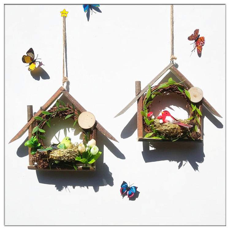 干树枝手工幼儿园环创挂饰diy装饰天然树枝田园风格墙饰墙壁工艺品