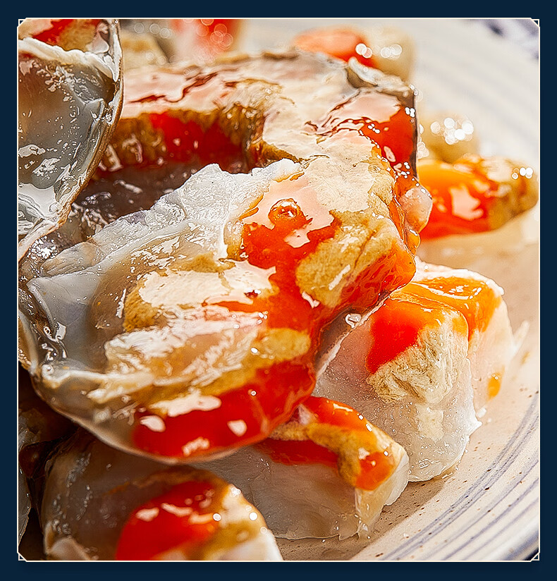 醉蟹600g宁波醉蟹梭子蟹红膏呛蟹酱母蟹整只生腌螃蟹即食炝蟹舟山特产