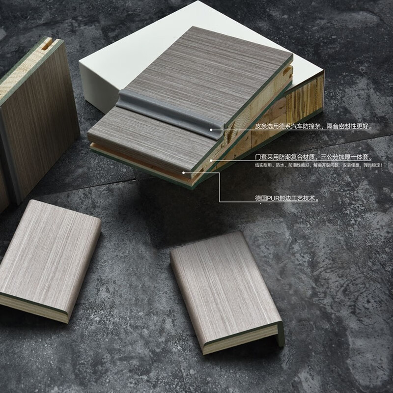 百福来木门门业pz010尤加利3号彩金实木复合门环保木门室内门卧室门