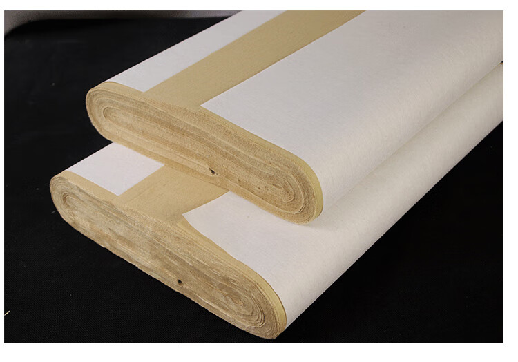 毛边纸处理仿古无格半生熟书法练习四尺六尺屏毛边纸宣纸处理白色