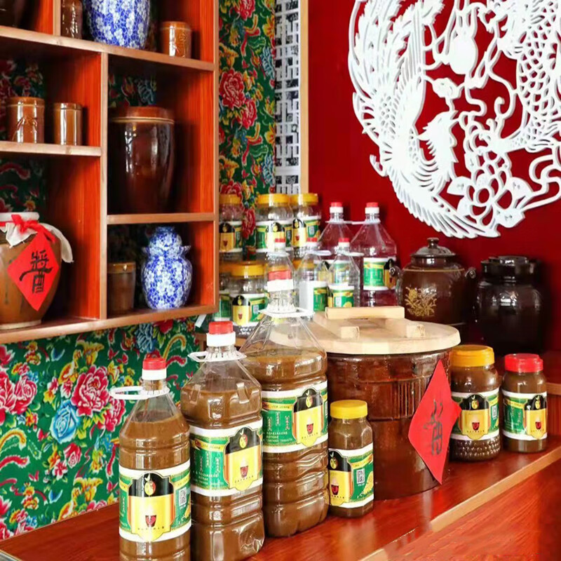5斤酱东北大酱黄豆酱正宗打耙大缸发酵蘸酱菜散装农家纯手工 5斤