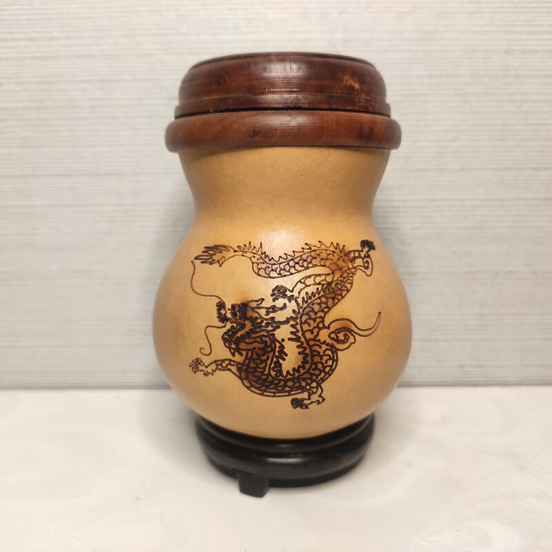 上海老谭蝈蝈罐过冬竹蛉蛐蛐葫芦笼压蝈蝈天然葫芦文玩罐子鸣虫叫罐