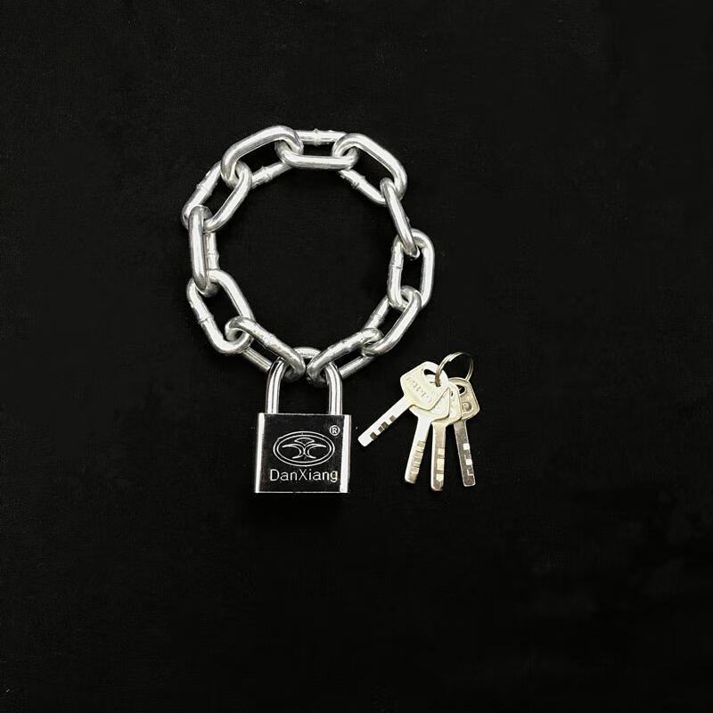 定做 室内自行车铁链锁摩托小便携细大门锁具锁链便携式加长精致链条