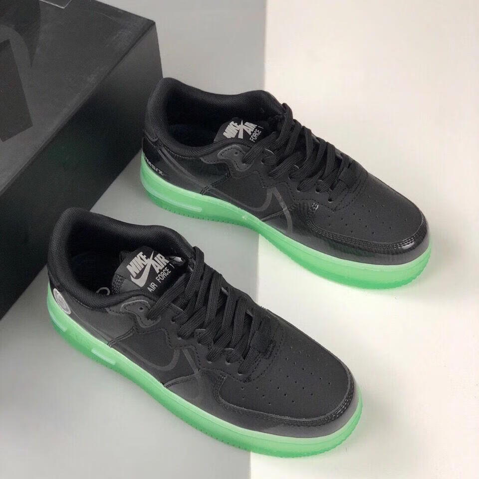 air fce 1 af1 空军一号 黑绿全明星 休闲板鞋 cv2218-001 黑绿 36