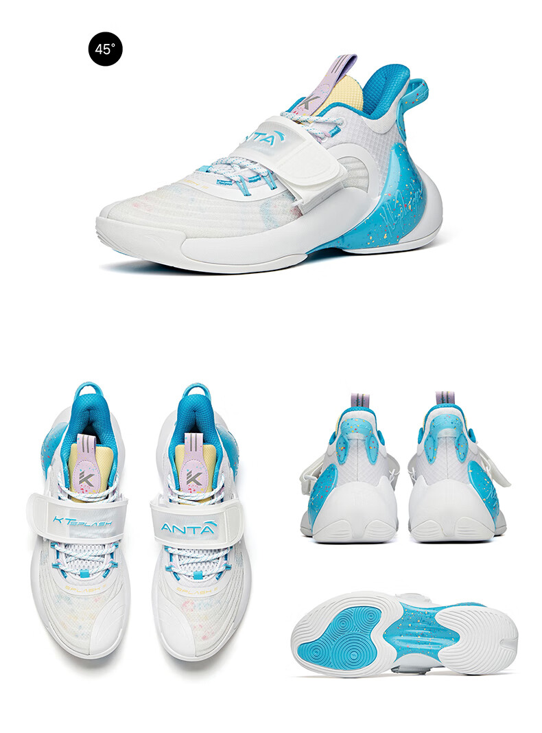 11预售】安踏kt水花三代3篮球鞋男秋冬季汤普森缓震低帮蓝球运动鞋子