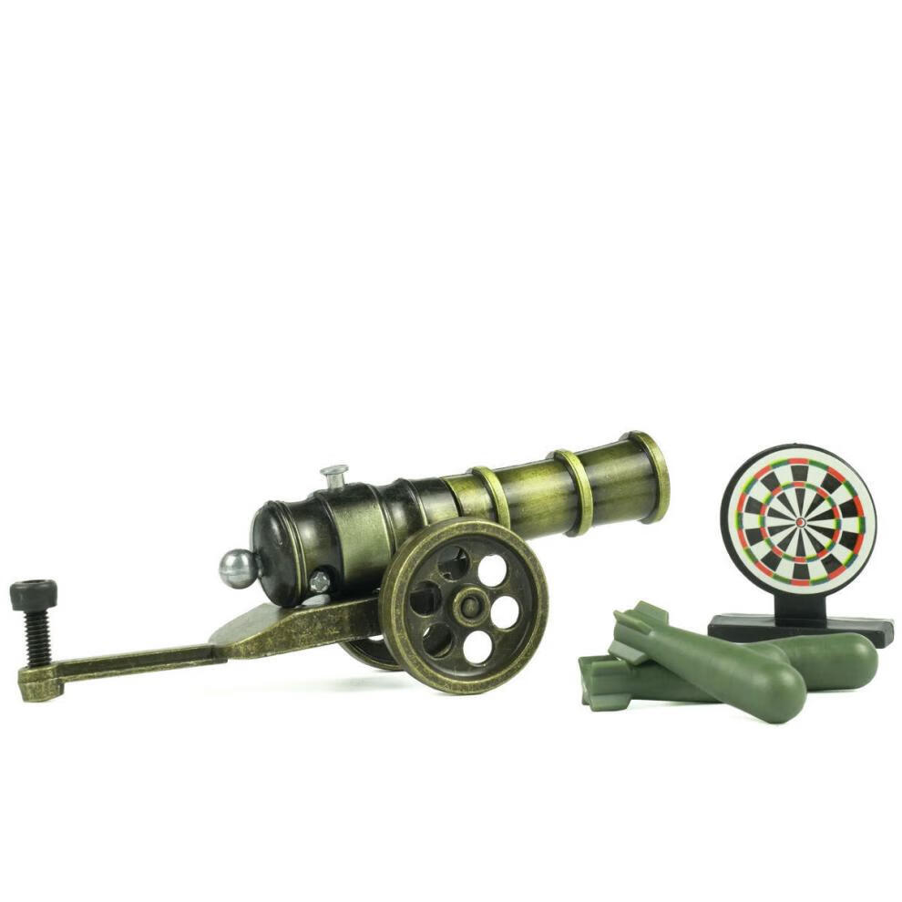 吉米兔小型迷你迫击炮金属模型儿童玩具可发射高射炮掷弹筒炮弹战车