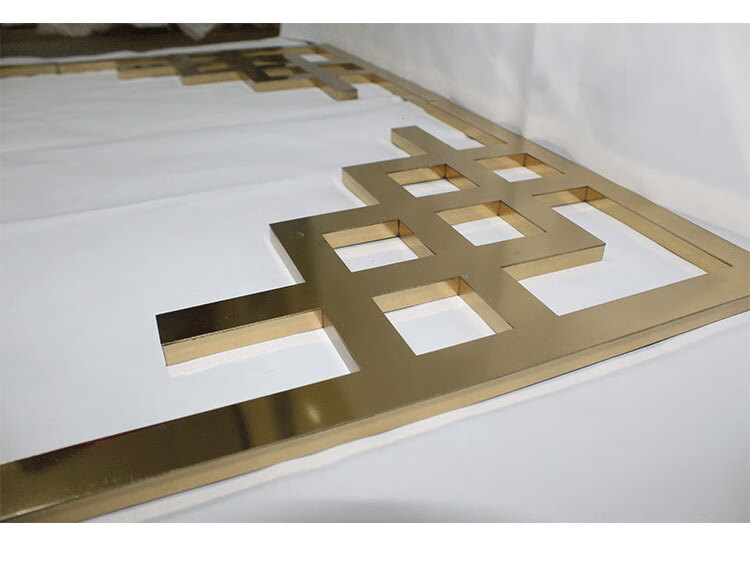 不锈钢角花吊顶金属装饰条中式客厅背景墙钛金装饰线条角线收边条