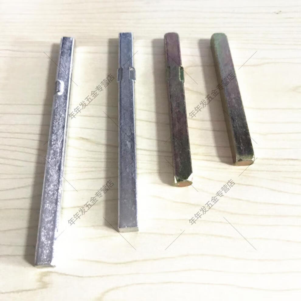 方条四方条铁条锁芯螺丝家用机械执手门锁门把手锁具配件大全方条110