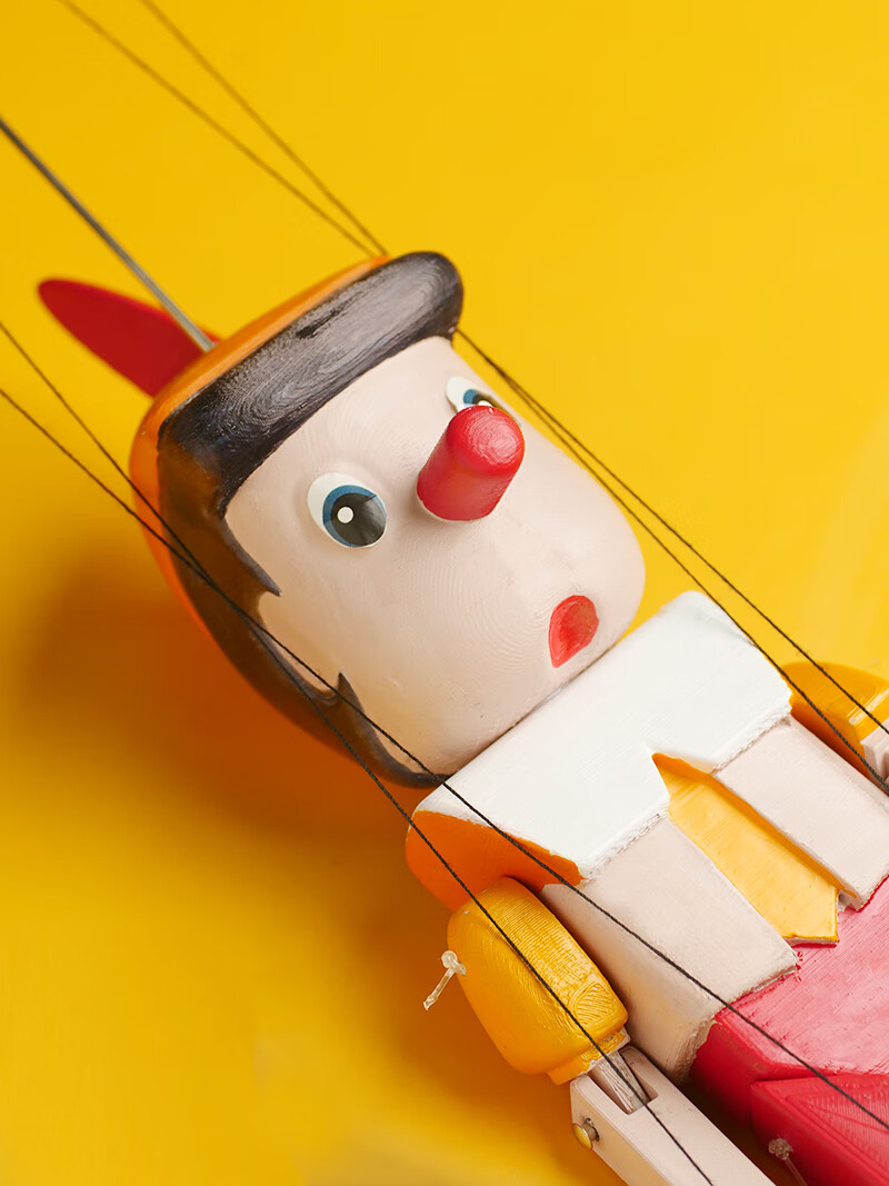 优选品质木偶娃娃提线木偶手工定制吊线玩具匹诺曹皮诺曹提线木偶