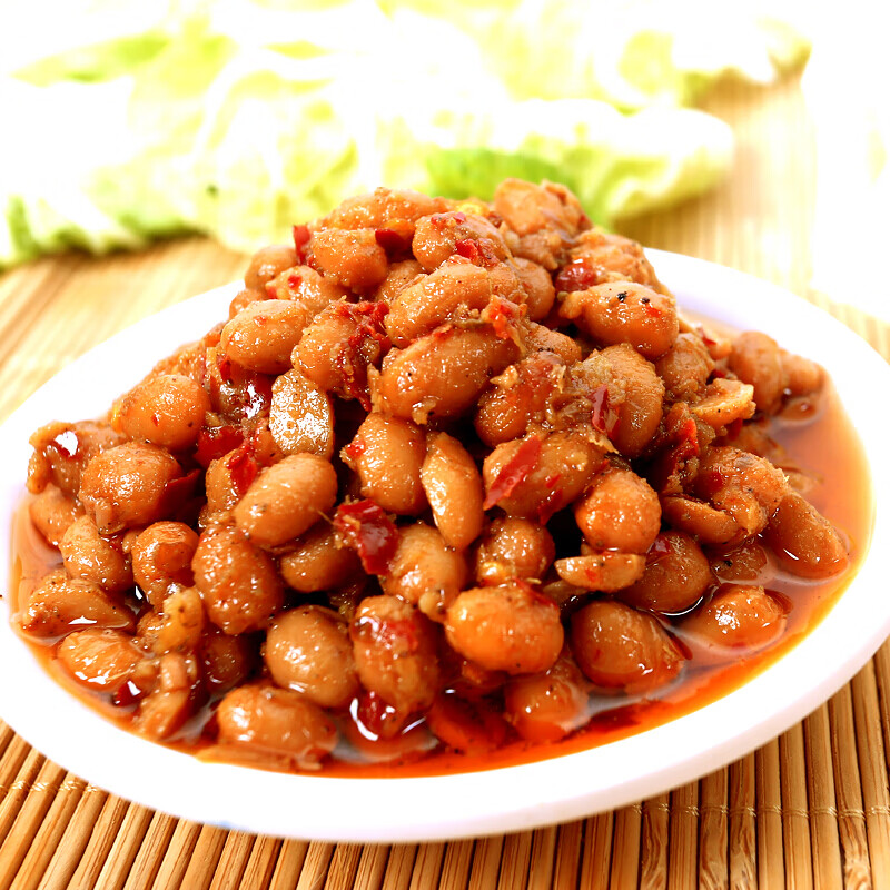 茶油腊八豆湖南永州江华特产霉豆子农家自制豆鼓4瓶装x1