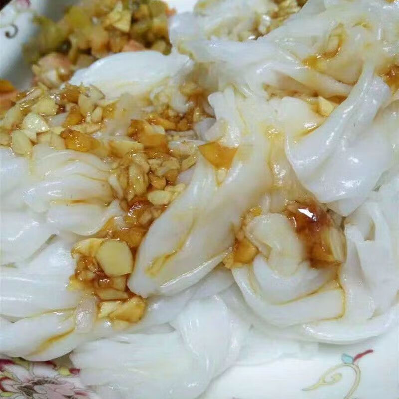 广东肠粉化州捞粉拉粉新鲜即食速食早餐现做现发货布拉泡沫箱粉 粉卷