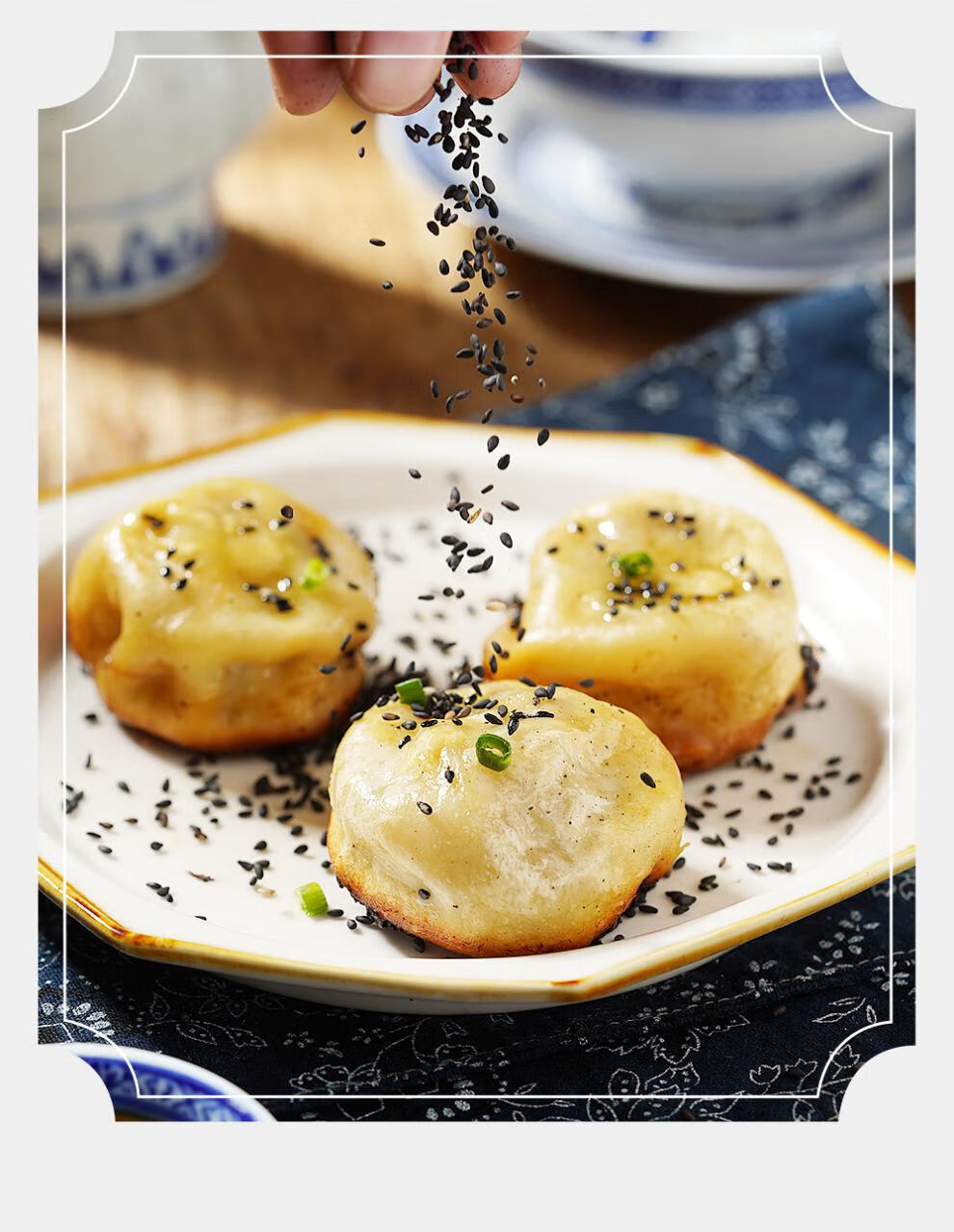 尚巧厨杨过鲜肉生煎包20只速食早餐速冻半成品酥皮扬州生煎包子鲜肉