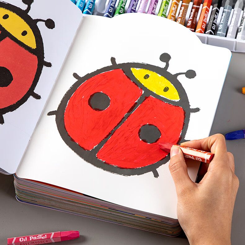 儿童入门画画本0123岁4宝宝幼儿涂色书绘画填色绘本图画册玩具03岁玩