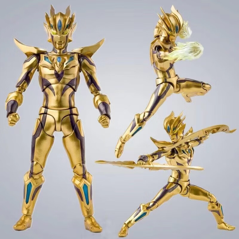 赛迦奥特曼可动黄金赛罗奥特曼玩具act人偶关节可动泽塔捷德特利迦