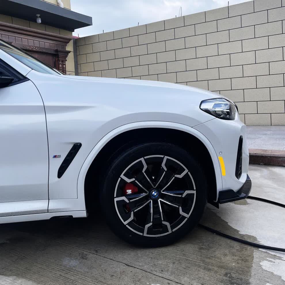 适用适用宝马ix3ix3轮毂盖改装原厂外观黑化套装19寸轮毂罩盖专用