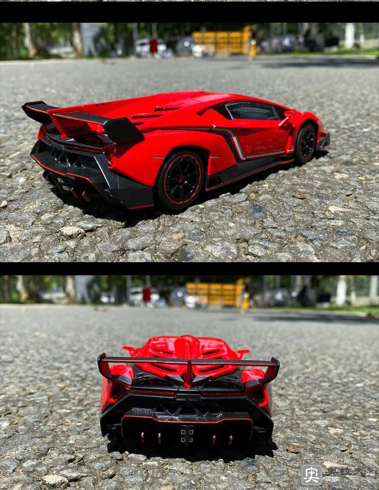 机智芽兰博基尼车模veneno毒液仿合金玩具汽车模型跑车原厂生日礼物男