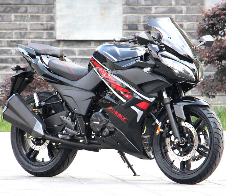 定制川崎款式可上牌重型机车250双缸电喷摩托车跑车整车地平线街车