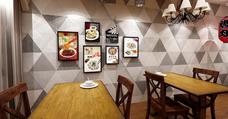 品质上新饺子馆装饰画早餐店墙面海报面馆餐厅画挂画东北手工水饺店