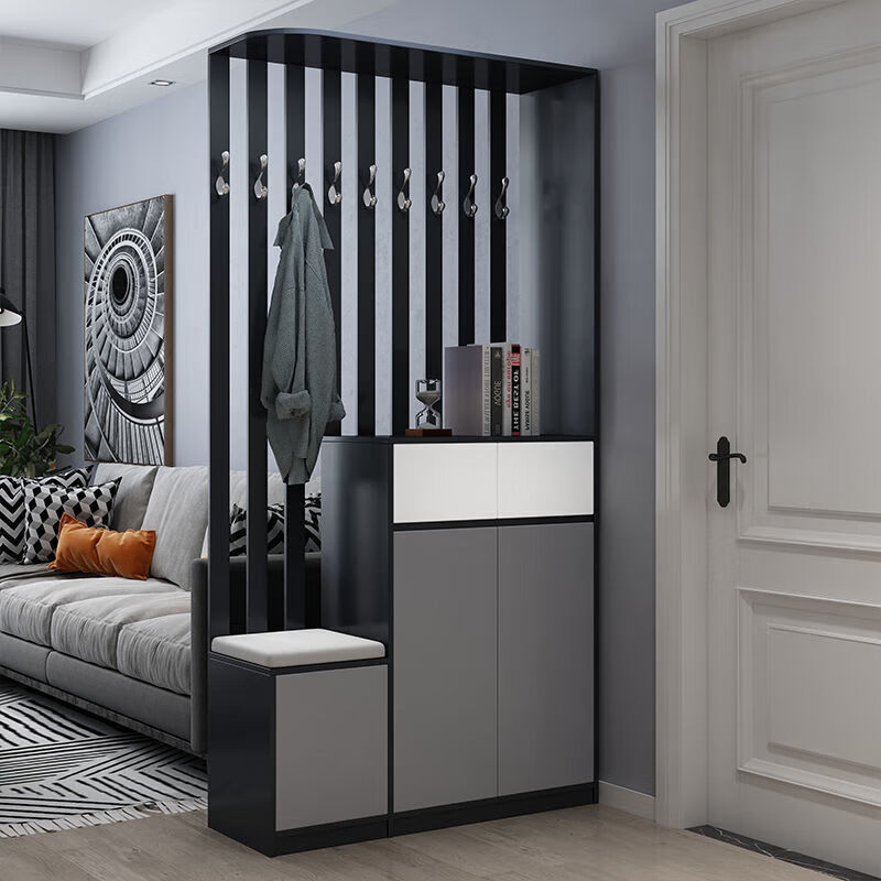 睿巧 进门鞋柜家用门口隔断柜客厅门厅柜简约现代玄关柜屏风分体挂