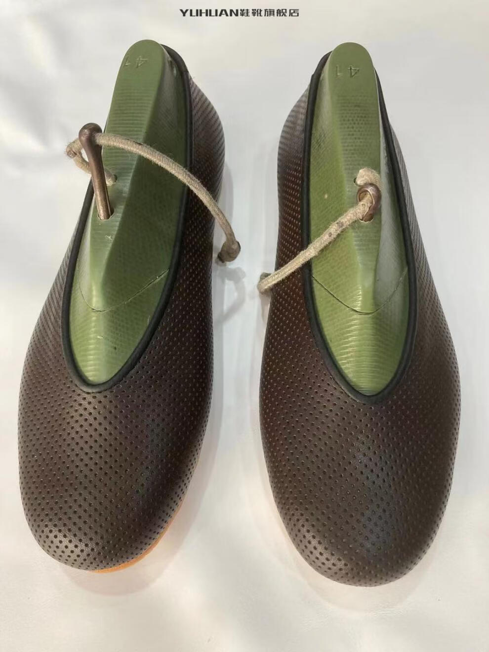 老北京布鞋牛皮底男鞋男纯手工牛皮底鞋中老年真牛皮老头鞋圆口鞋父亲
