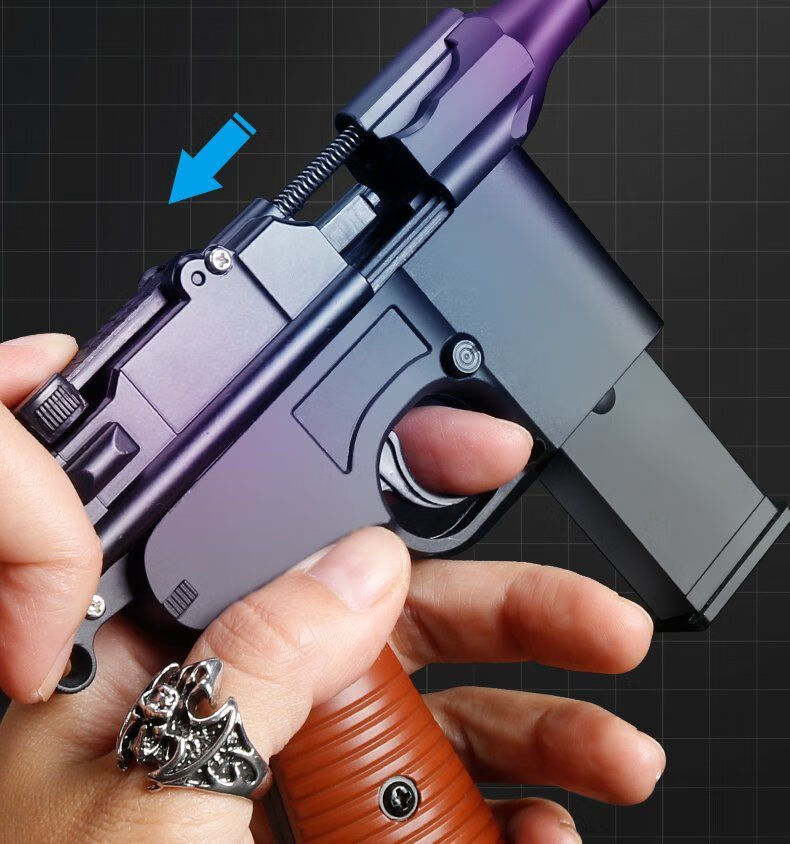 g557驳壳毛瑟小软弹枪金属模拟合金模型成人可发射器道具玩具枪经典软