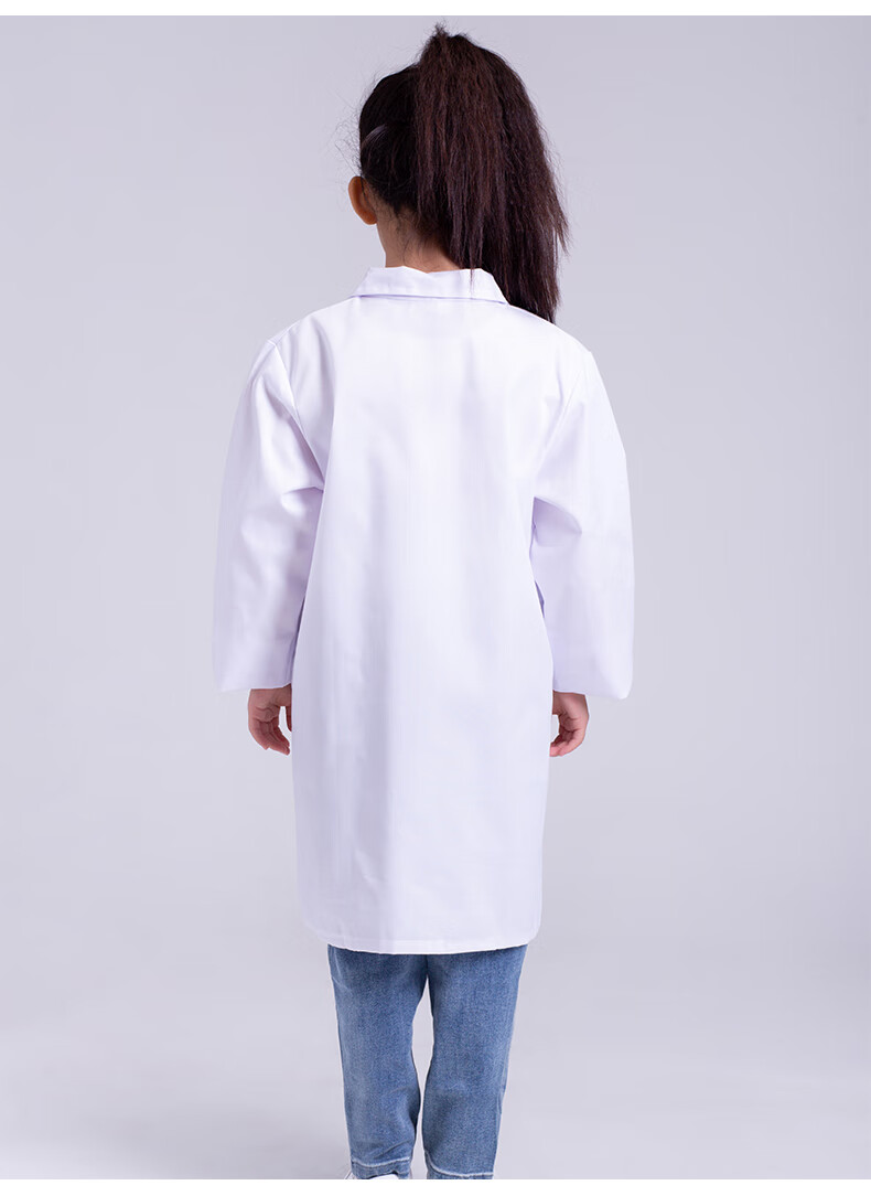儿童小朋友白大褂科学实验服装演出服工作表演大褂培训学校工作服定制