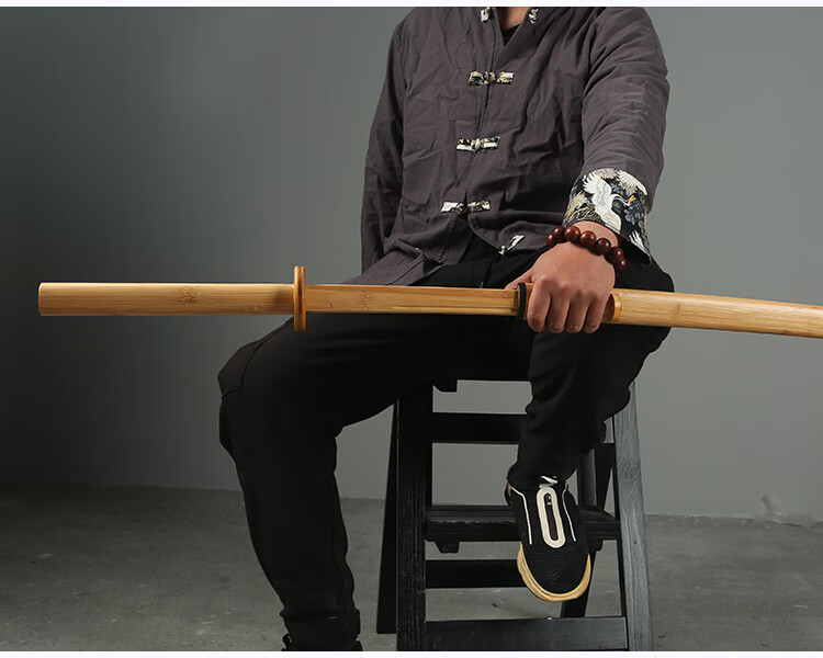 姿夏 竹木刀剑道实木质刀武术训练习居合道日本刃cos动漫竹制健身zx