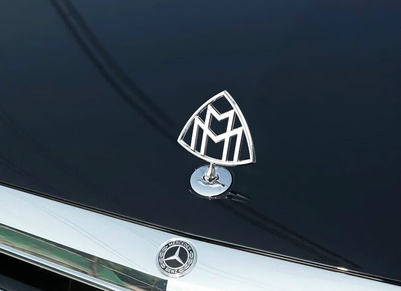 适用于迈巴赫奔驰迈巴赫车标s级立标侧标轮毂标s450s400s600l后尾标贴
