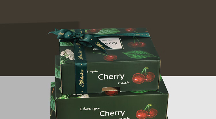小米mi小米生态同款进口车厘子樱桃礼盒包装盒空盒25斤创意礼盒空盒