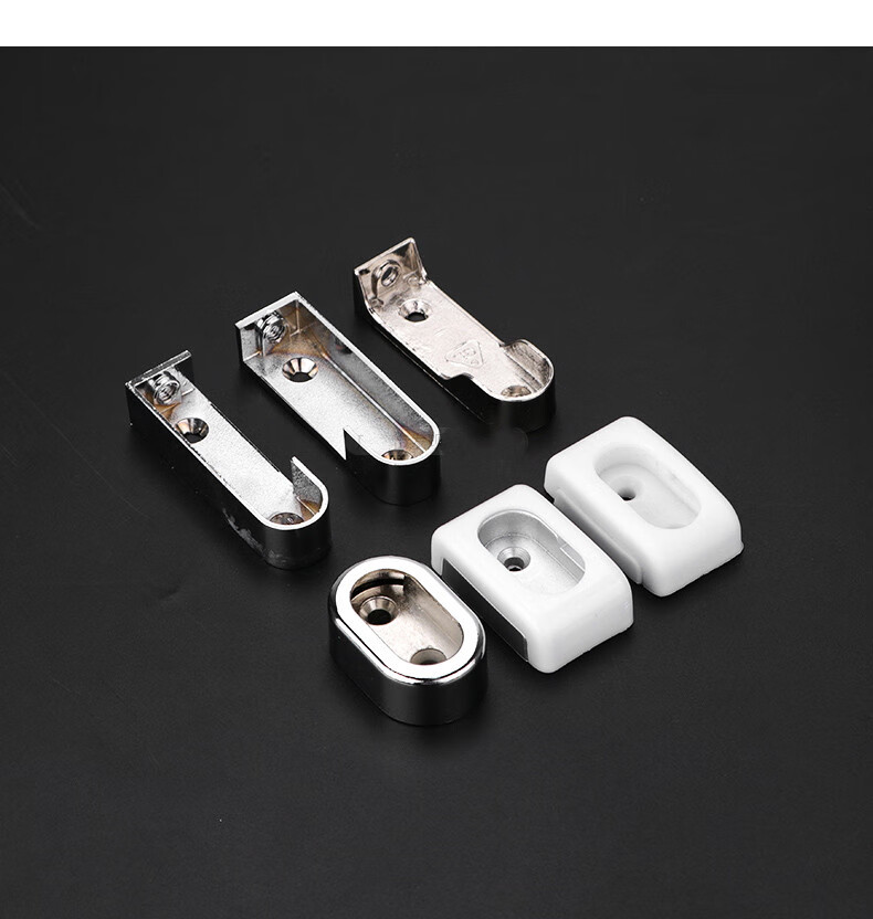 衣柜挂衣座衣杆托16扁管衣通杆座加固顶装衣杆托加厚法兰衣通管座 a3