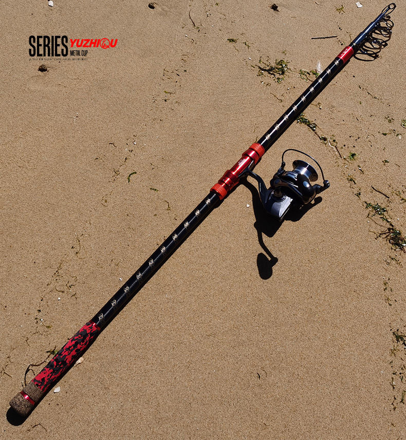 汉鼎渔具官方同款锚竿渔之趣锚王9代锚竿锚鱼竿超轻超硬远投锚杆锚鱼