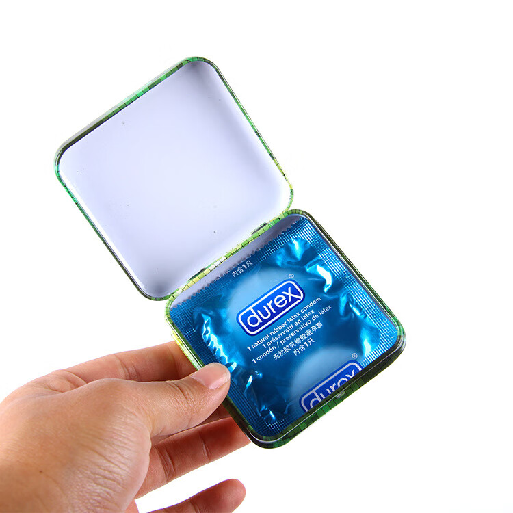 杜蕾斯铁盒3只装2只装薄避孕套情趣酒店宾馆安全套 杜蕾斯铁盒3只装