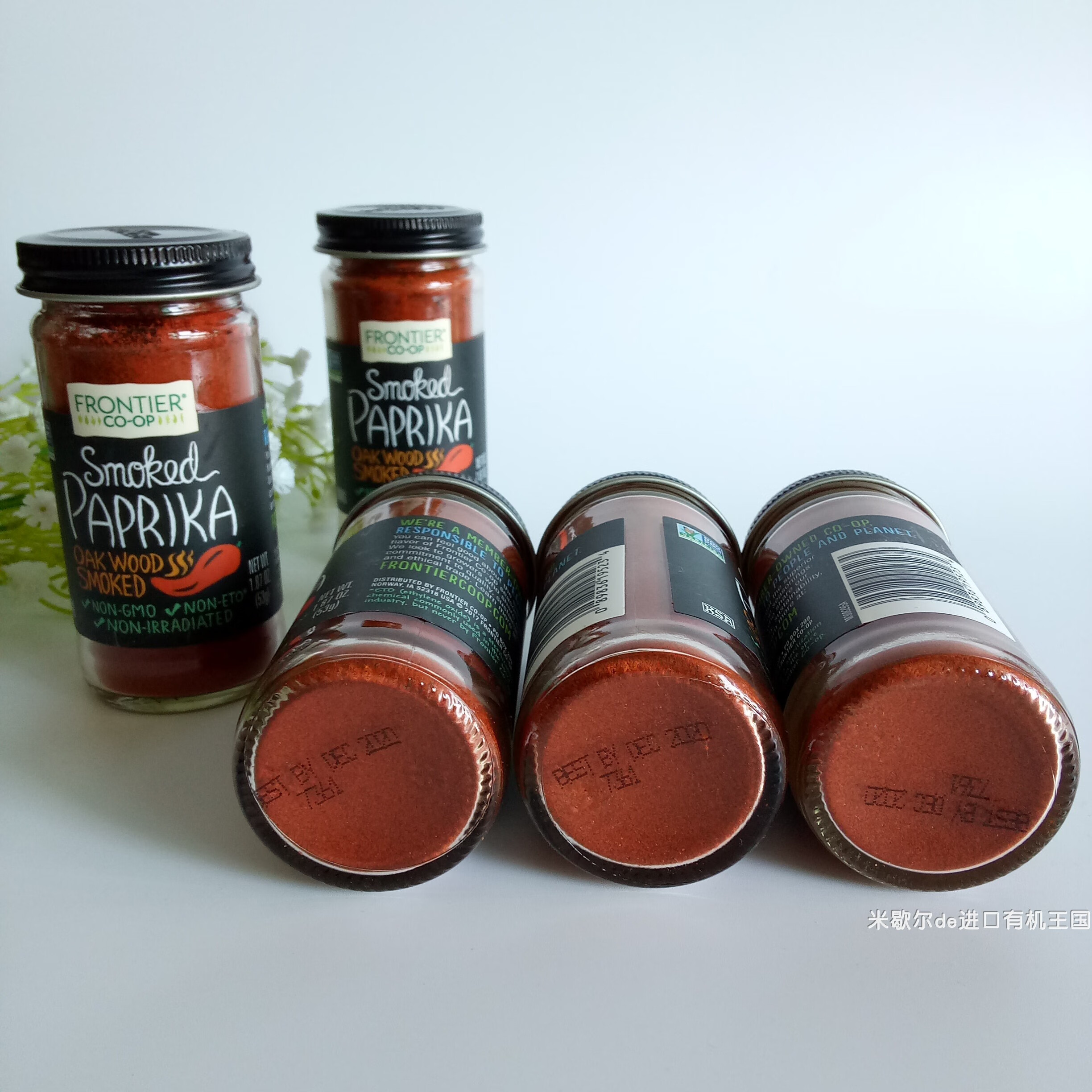 现货frontier natural烟熏匈牙利甜红辣椒粉甜椒粉smoked paprika pr
