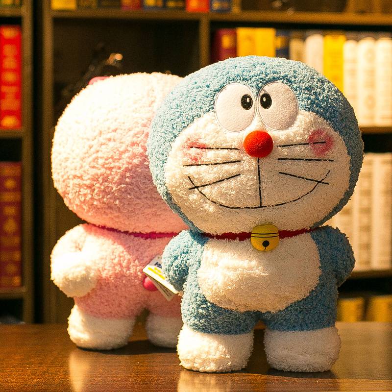 多来a梦公仔 哆啦a梦毛绒公仔多蓝胖子机器猫玩具叮当猫娃娃抱枕情人