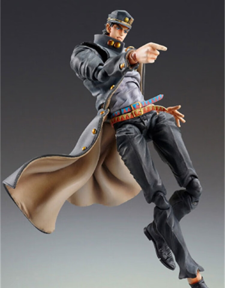 jojo的奇妙冒险手办空条承太郎超像可动人偶模型盒装 空条承太郎 祖国