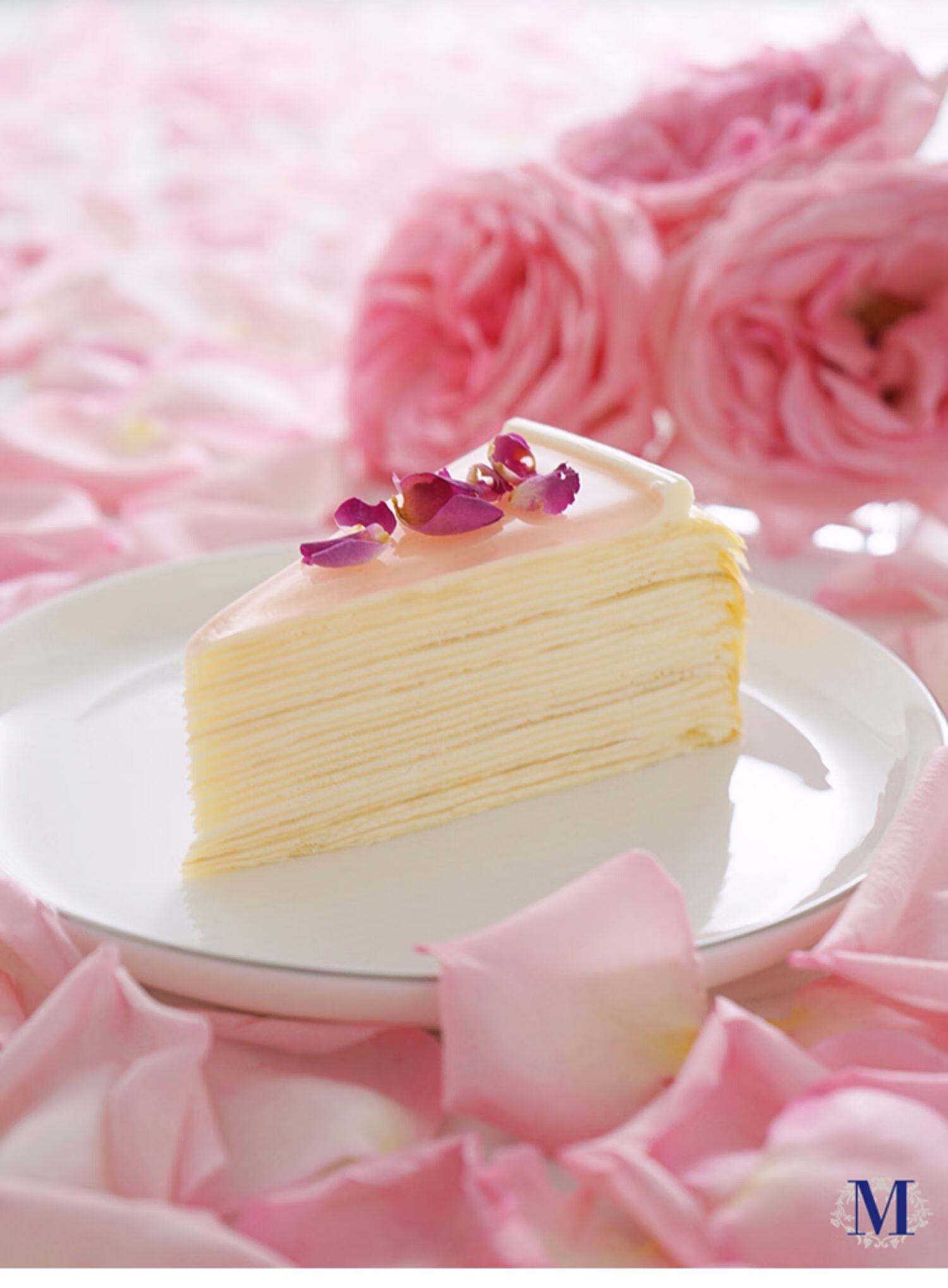 上海ladym手工蛋糕经典千层玫瑰西式糕点ladym生日七夕送女友 红丝绒