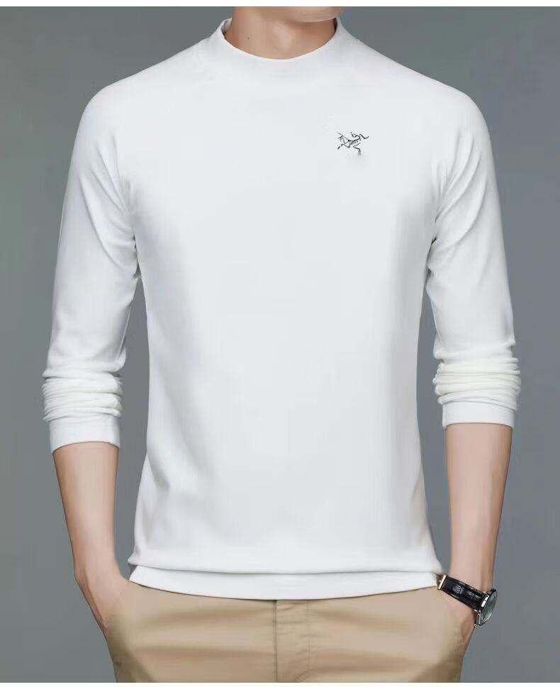 官方自营联名鸟牌画骨鸟绣花卫衣大鸟牌抓绒长袖t恤男秋冬新款高端