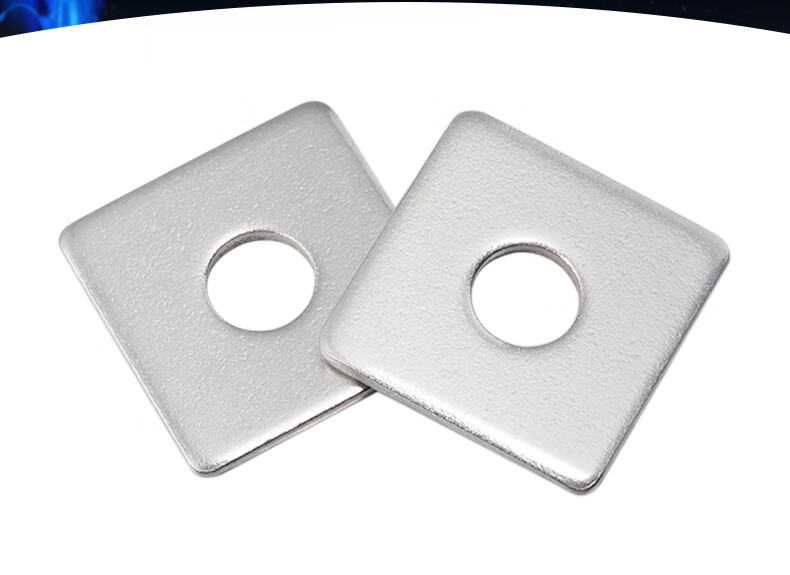 定制304不锈钢加大加厚四方垫片方形平垫圈幕墙用方垫m4m5m8m10m12m16