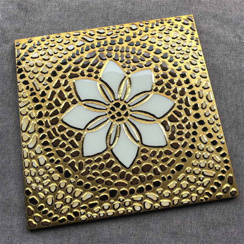 欧式微晶镀金抛晶砖300x300卫生间厨房抛金砖滑小地砖k金墙砖有起发量