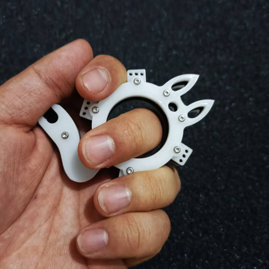 指虎单指单指指虎非金属手撑子工具战术挂件自卫防身器材车载安防用品