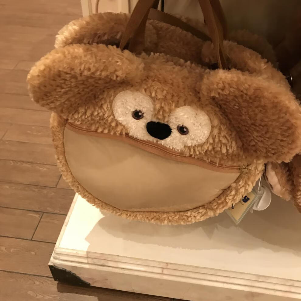 上海迪士尼国内代购达菲熊星黛露毛绒女生包包新款2020网红时尚包