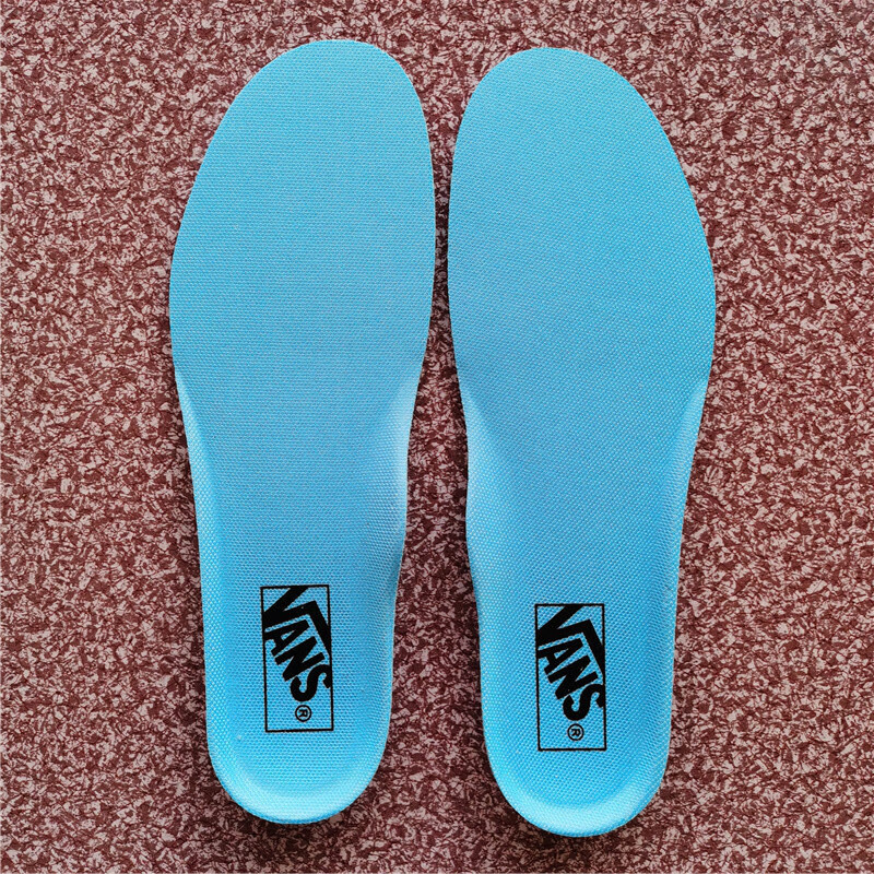 适用万斯鞋垫匡威减震男女运动篮球vans板鞋帆布范斯鞋垫 黑色带框白