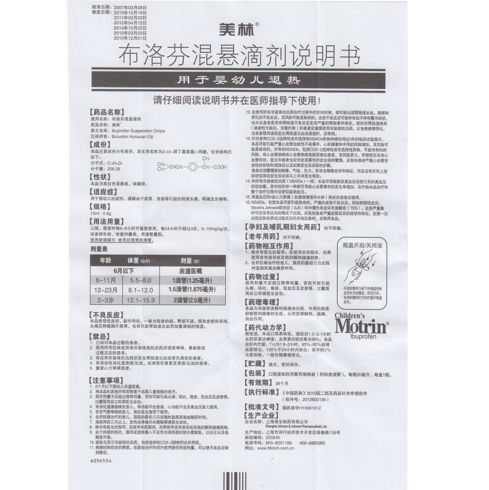 布洛芬用量图片