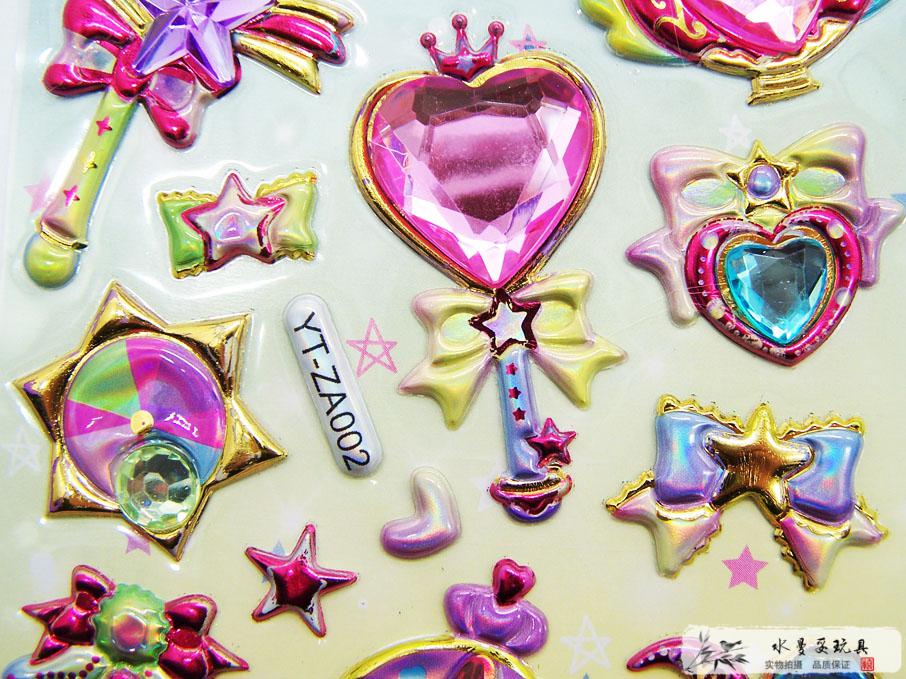 【新年礼遇季】儿童贴贴纸舞台妆化妆贴粘贴水钻小贴画水晶奖励手机